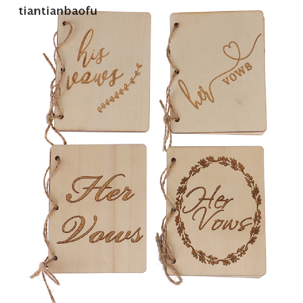 2 Pcs Buku Catatan Bahan Kertas Kraft Untuk Pernikahan Sturdy