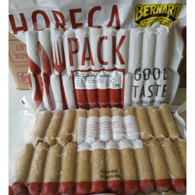 

Sosis ayam bernardi breakfast hotel isi 44 pcs 1 kg