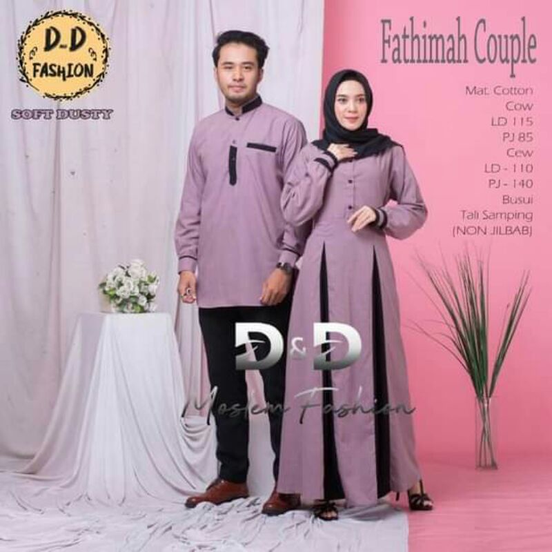 FATIMAH BAJU COUPLE /SARIMBIT MUSLIM FASHION TERBARU BY DnD