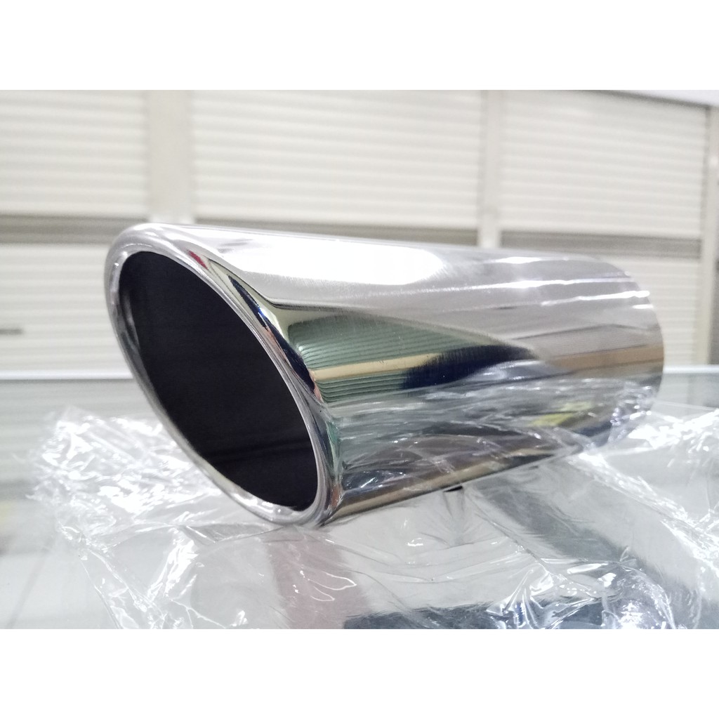 Muffler Extention / Buntut Kenalpot Model Miring (6 CM) untuk mobil Honda Mobilio