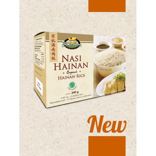 

Be Healthy! Bionic Farm Instant Hainan Rice Organic - 240 Gr sehat, murah