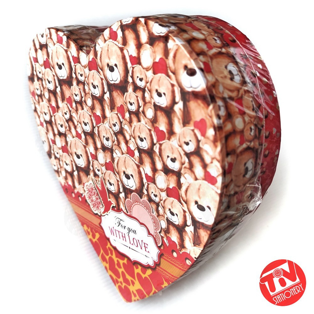 

Kotak Kado Kiky Heart Shape Box