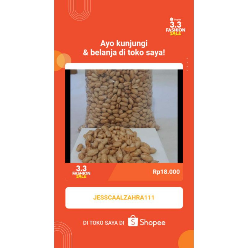 

Kacang Bawang Mantul Terlaris 250gr Murah Lebay