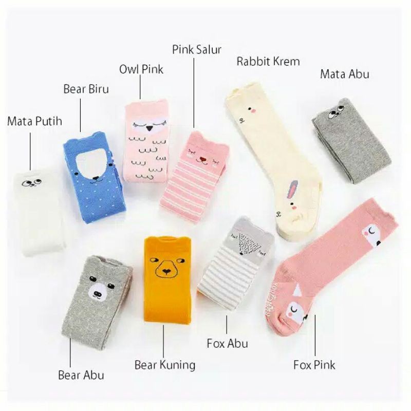 Kaos Kaki Panjang Bayi / Kaos Kaki Korea Anti Slip