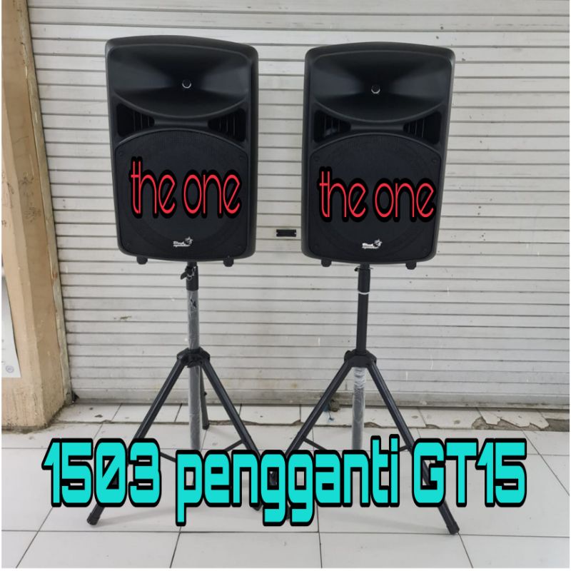 speaker aktif pasif 15inch black spider GT 15 PS / GT 15PS