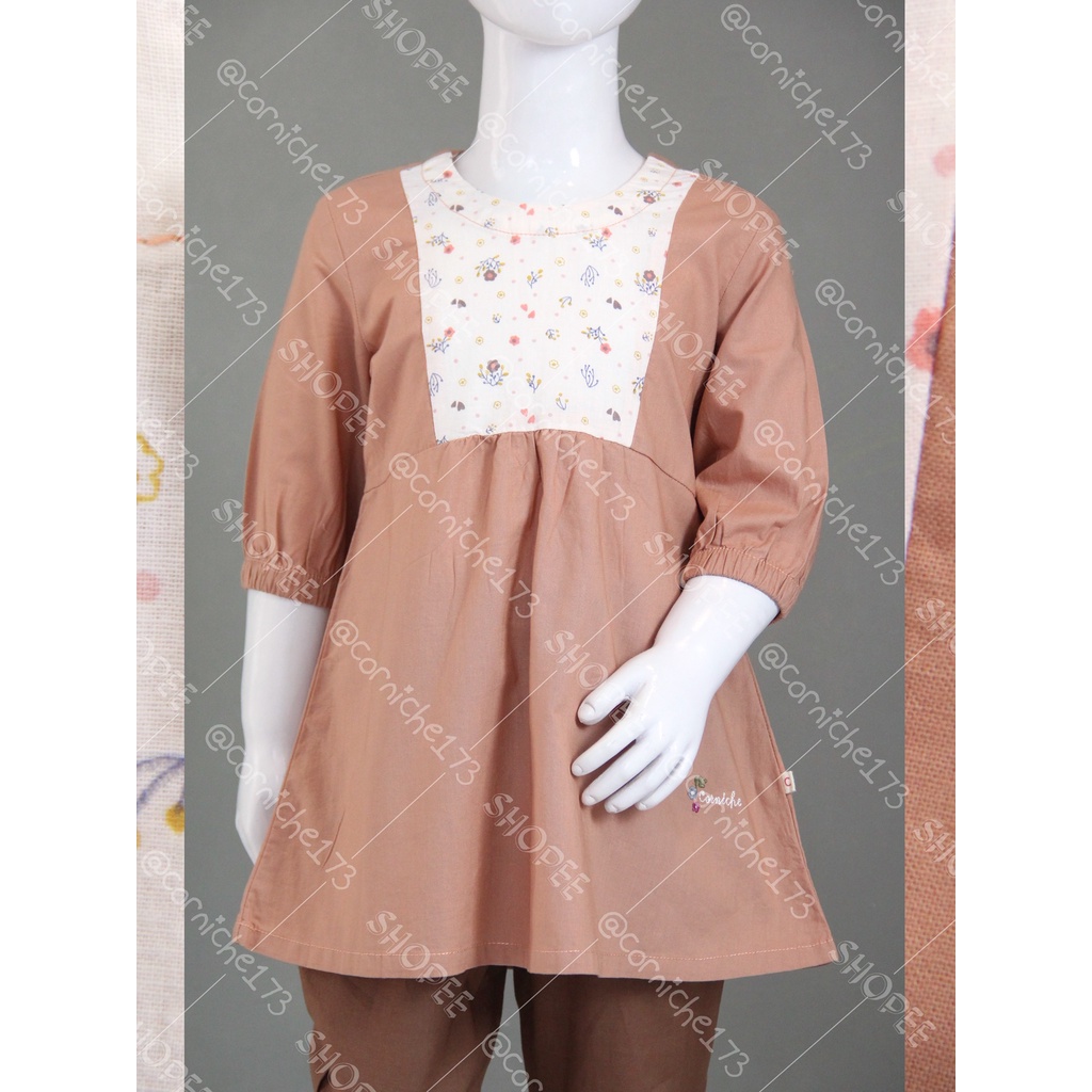 Corniche Kids Farina Blouse Kids Mocha Mouse - TH K23098