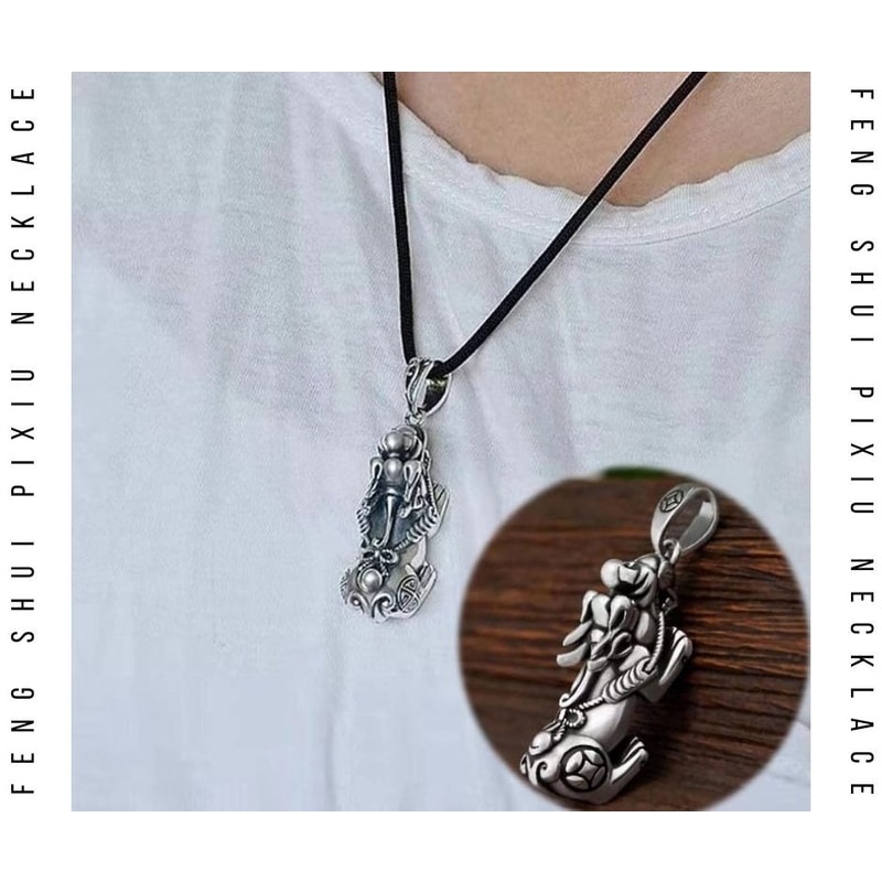 Kalung Pixiu Original Fengshui Sertifikat