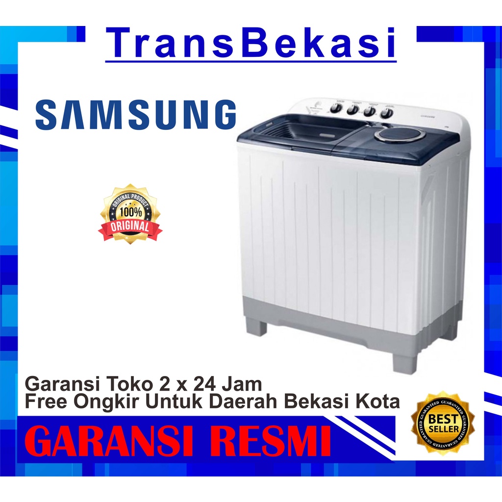 Mesin Cuci Samsung WT12J4200MB / Mesin Cuci 2 Tabung Samsung 12Kg