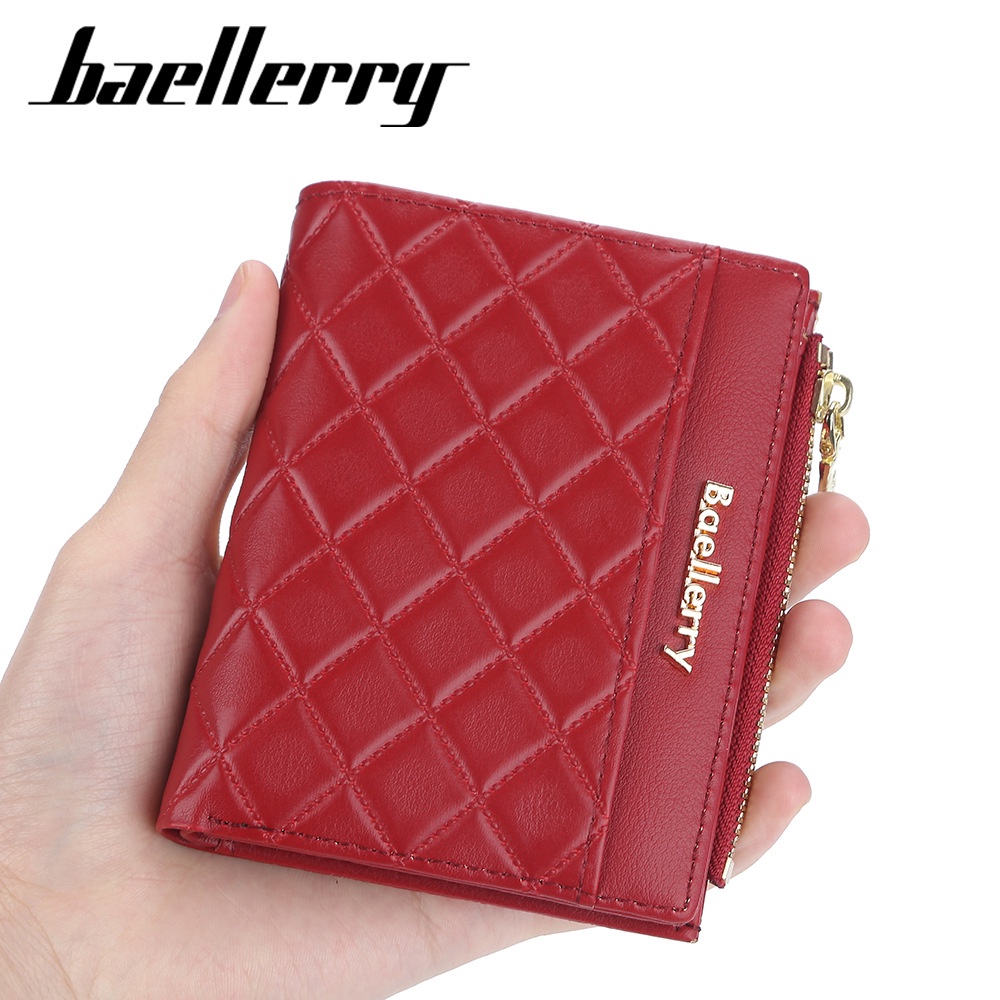 DOMPET LIPAT WANITA BAELLERRY ORIGINAL KULIT KOREA KECIL SLOT KARTU UANG KOIN TIPIS SIMPLE STARIA IMPORT REMAJA KEKINIAN MURAH BRANDED BATAM PREMIUM ORI MINI