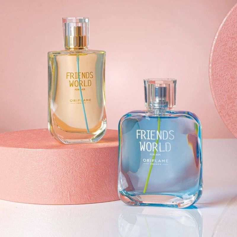 Friends World For Her Edt, For Him Edt