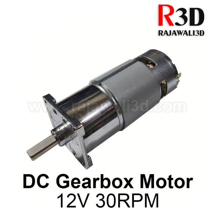 DC Motor Geared 775 Gearbox 12V 30RPM High Power Torque Motor
