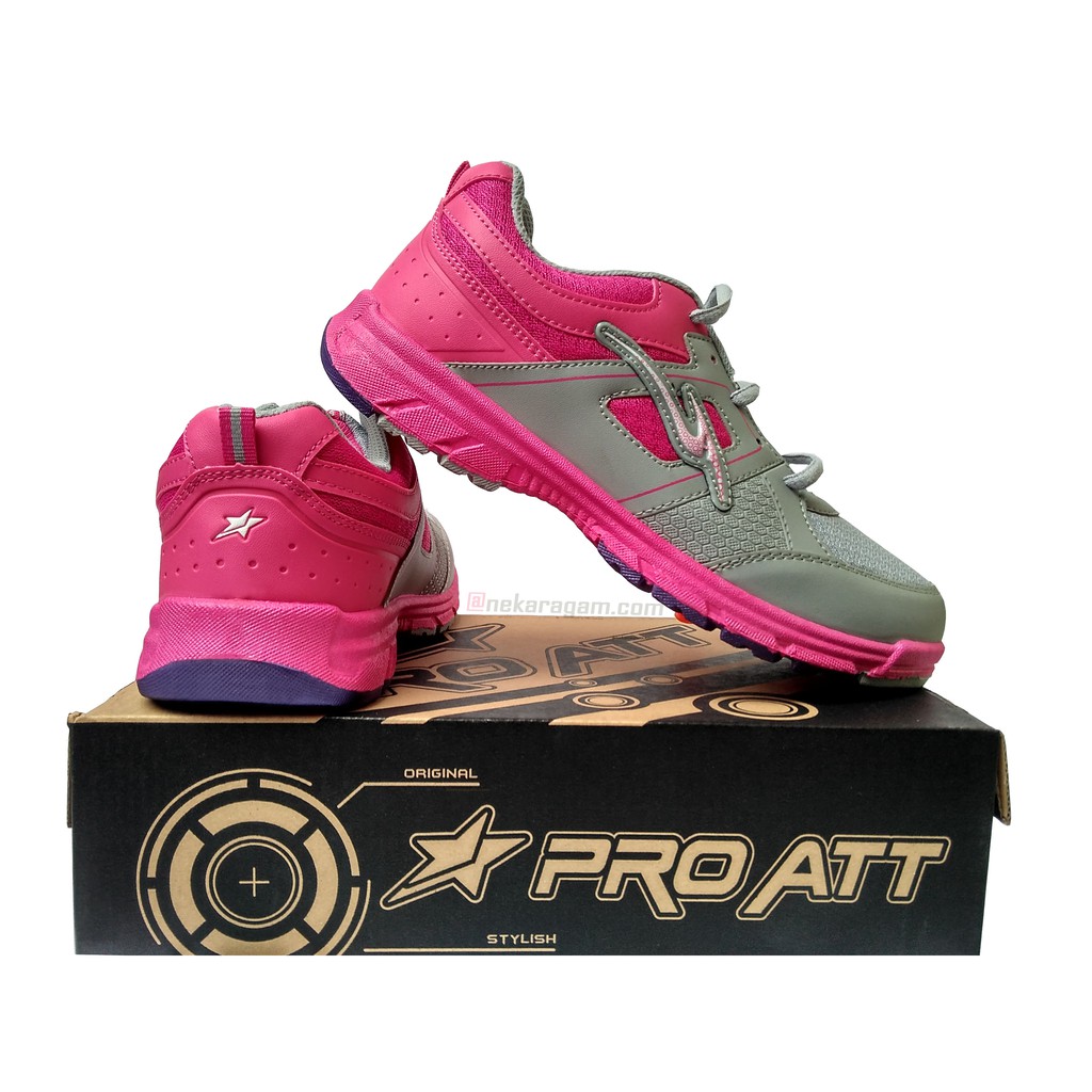 SEPATU PRO ATT LG 456 PINK PEREMPUAN, SEPATU SEKOLAH