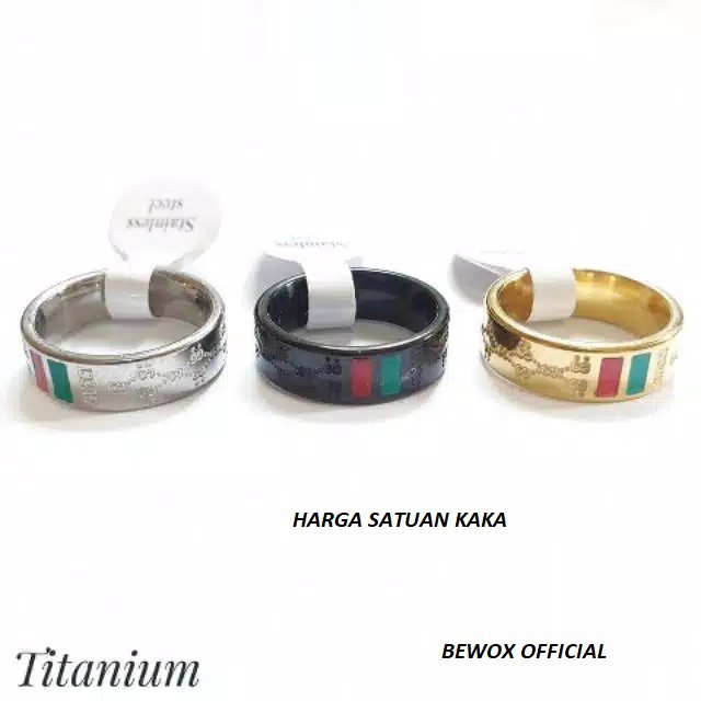 PROMO COD!!! Cincin guci mewah dan berkelas Berlapis Stainless Steel