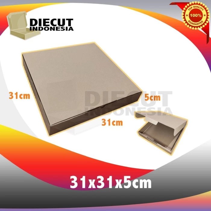 

kardus box pizza karton diecut uk 31x31x5