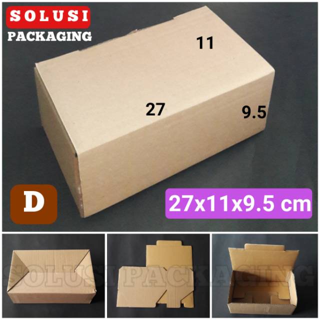 

isi 10 KARDUS KOTAK POLOS - tipe D 27x11x9 CM | KARDUS SEPATU DUS BOX DOS COKLAT PUTIH