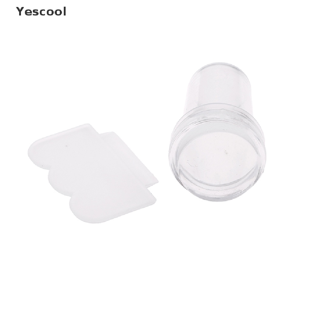 Yes Set Stamperscraper Jelly Silikon Transparan Untuk Dekorasi Nail Art