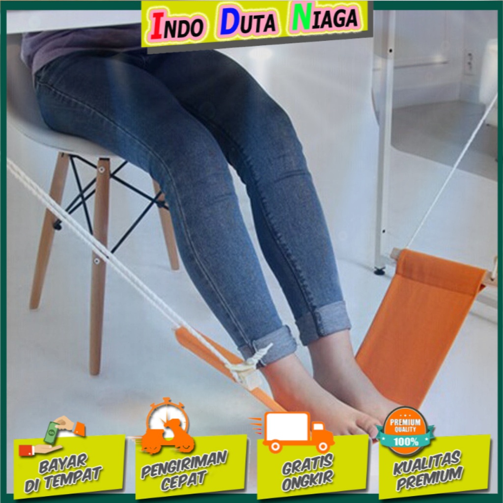 HOUSEEN Mini Hammock Tablet Foot Rest / Pijakan Kaki Meja