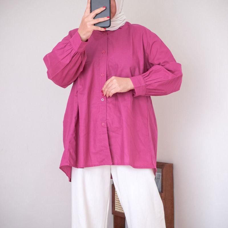 SANGRILA BLOUSE KEMEJA PREMIUM RAYON ORIGINAL100% HIGH QUALITY100%