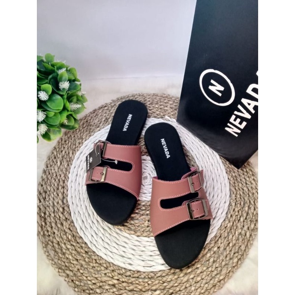 sandal flet slop NVD wanita SLG/nevad terbaru