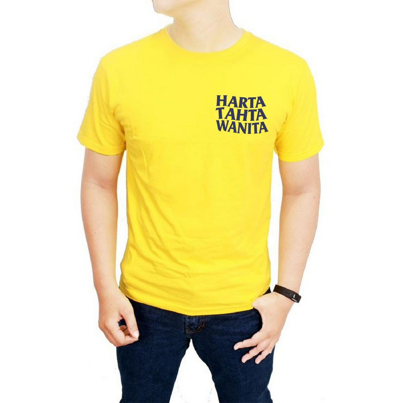 kaos pria harta tahta