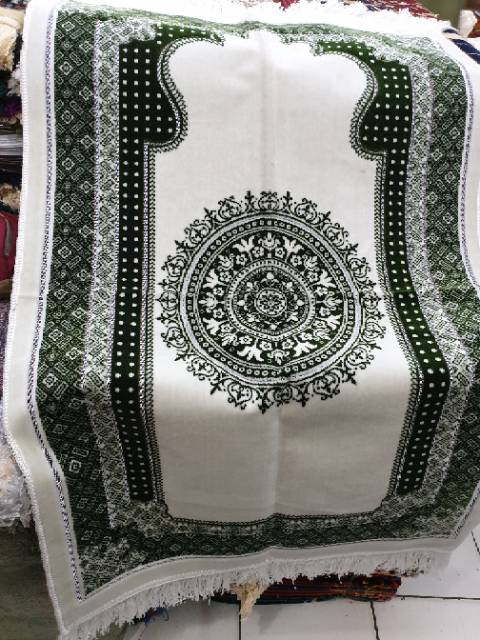 ✽¬ Sajadah Turki safatex simli oleh oleh haji dan umroh Dewasa Jumbo 110×70 cm Karpet sholat ⚡