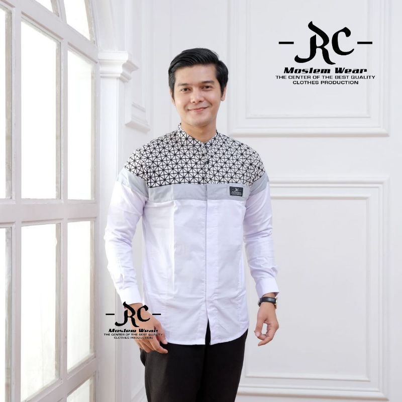 Baju Koko pria dewasa Baju Hadroh Baju Koko terbaru 2022 baju Koko cowok Pakaian Koko pria Pakaian K