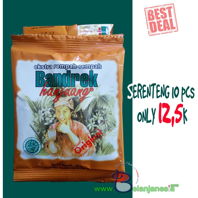 

Bandrek Hanjuang Serenteng 10 Sachet @25 gr