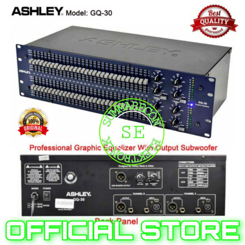 equalizer ashley original ashley gq 30