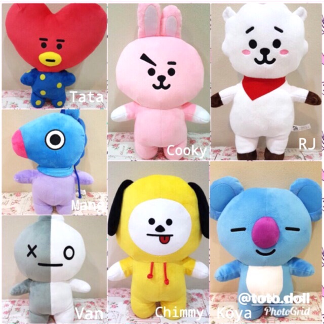 Karakter Bt21 Nama Nama Boneka Bts - boneka baru