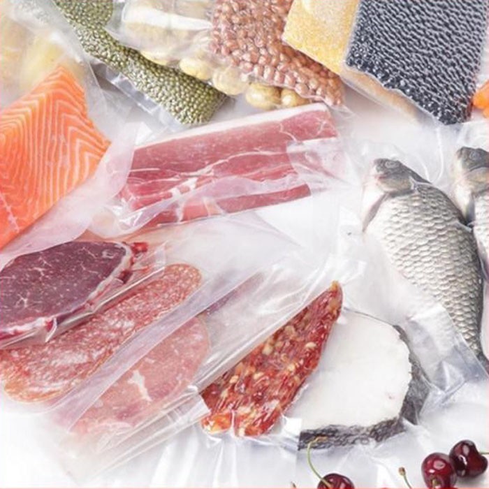 Plastik Vacum Sealer Makanan Plastic Vacuum Bag Vakum POLOS Kantong Kemasan Makanan Frozen FoodVacum