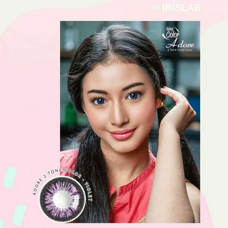 Softlens ADORE Living Color  by IRISLAB 14.4 MM Soflen Soflens Softlen LC ADORE 14.4MM Normal Softlense Warna