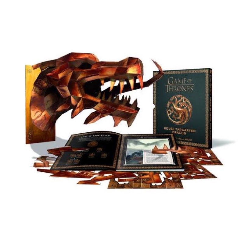 Game of Thrones Official 3D Mask Wall Mount Build Book