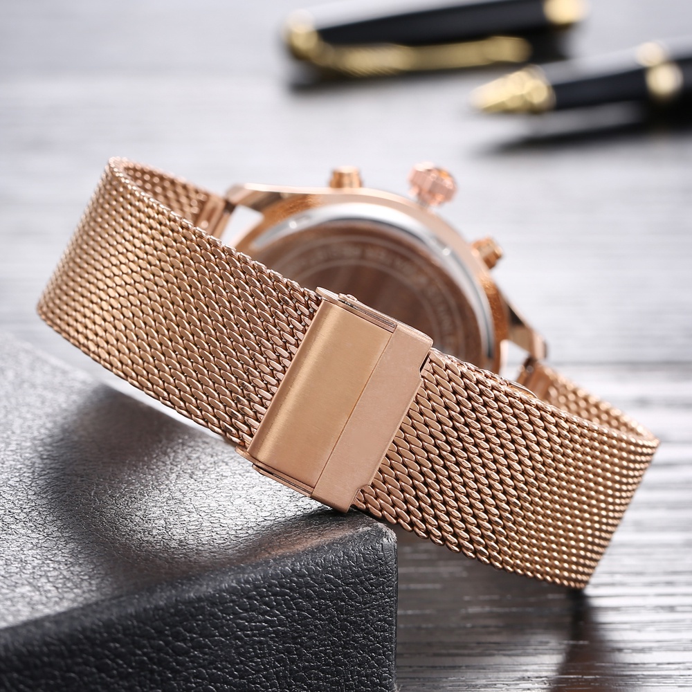 ✅COD Jam Tangan Pria Kuarsa Air Quartz Stainless Steel Watch Analog Keren Tahan Bisnis G41