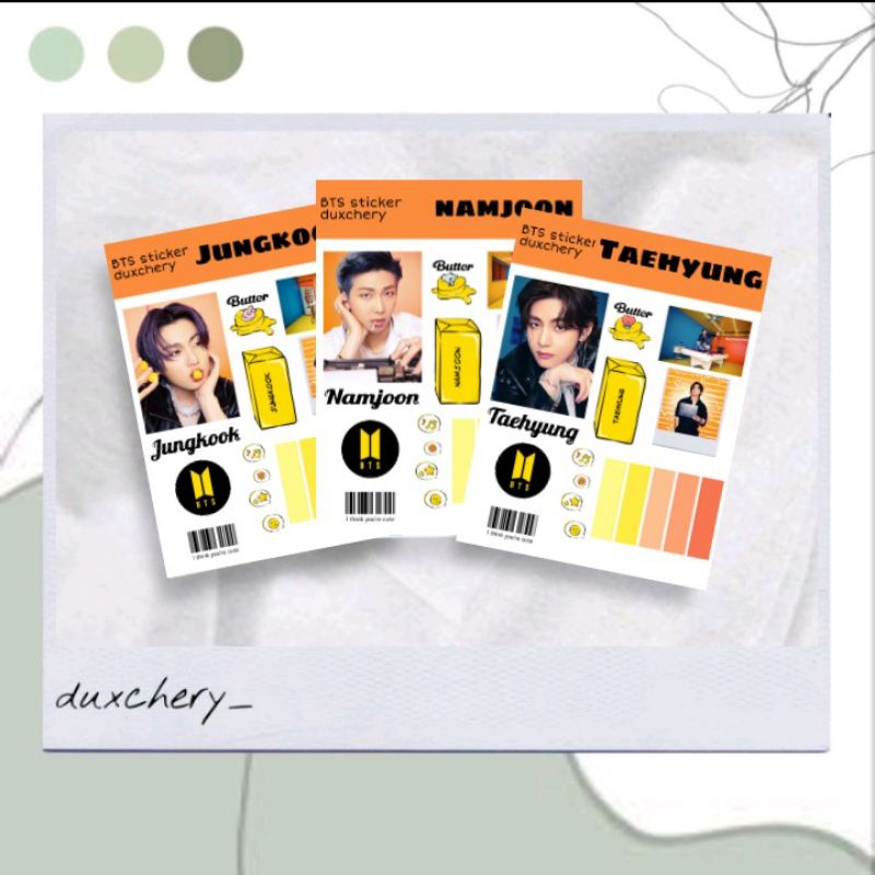 

BTS STICKER SET | BTS TUMBLR STICKER SET