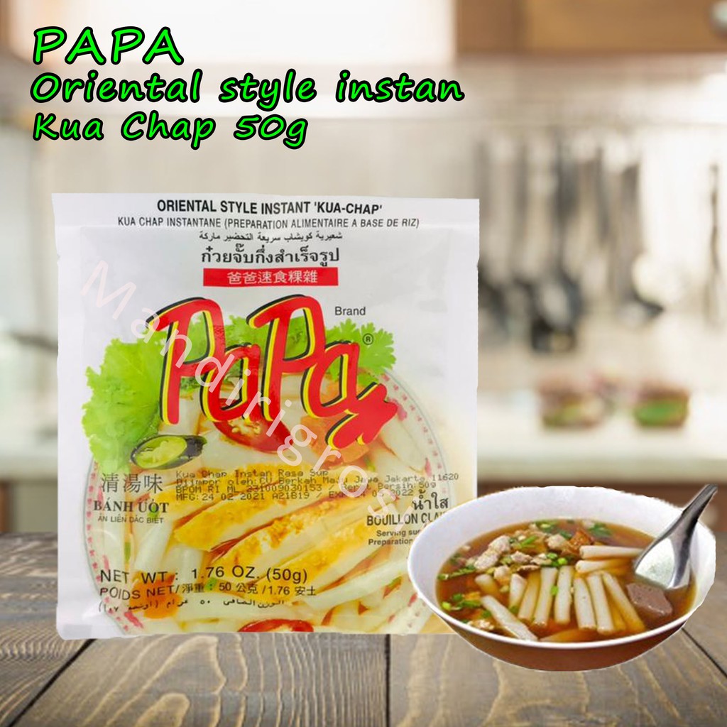 

Oriental style instan *Papa * Kua Chap * 50g