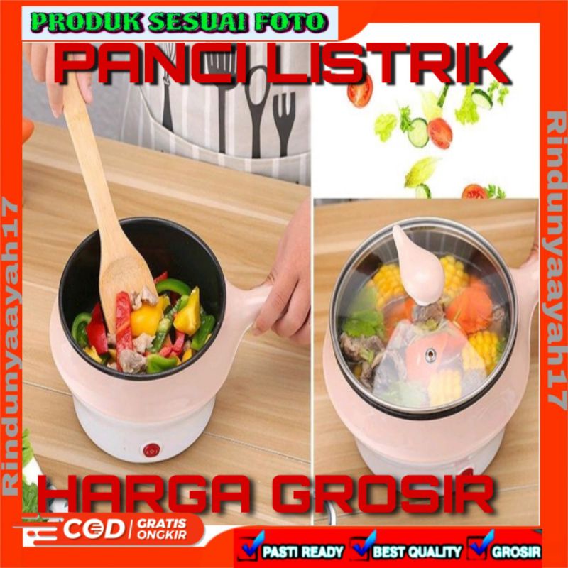 [RA] PANCI LISTRIK PORTABLE ELEKTRIK TRAVEL KUKUS GORENG ELECTRIC KOS