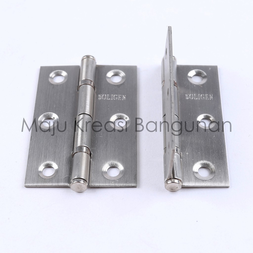 Engsel Tipis SOLIGEN 2&quot; 2,5&quot; 3&quot; Stainless Steel Lemari 2.5 Inch Inci 2Inch 2,5Inch 3Inch Kecil Mini