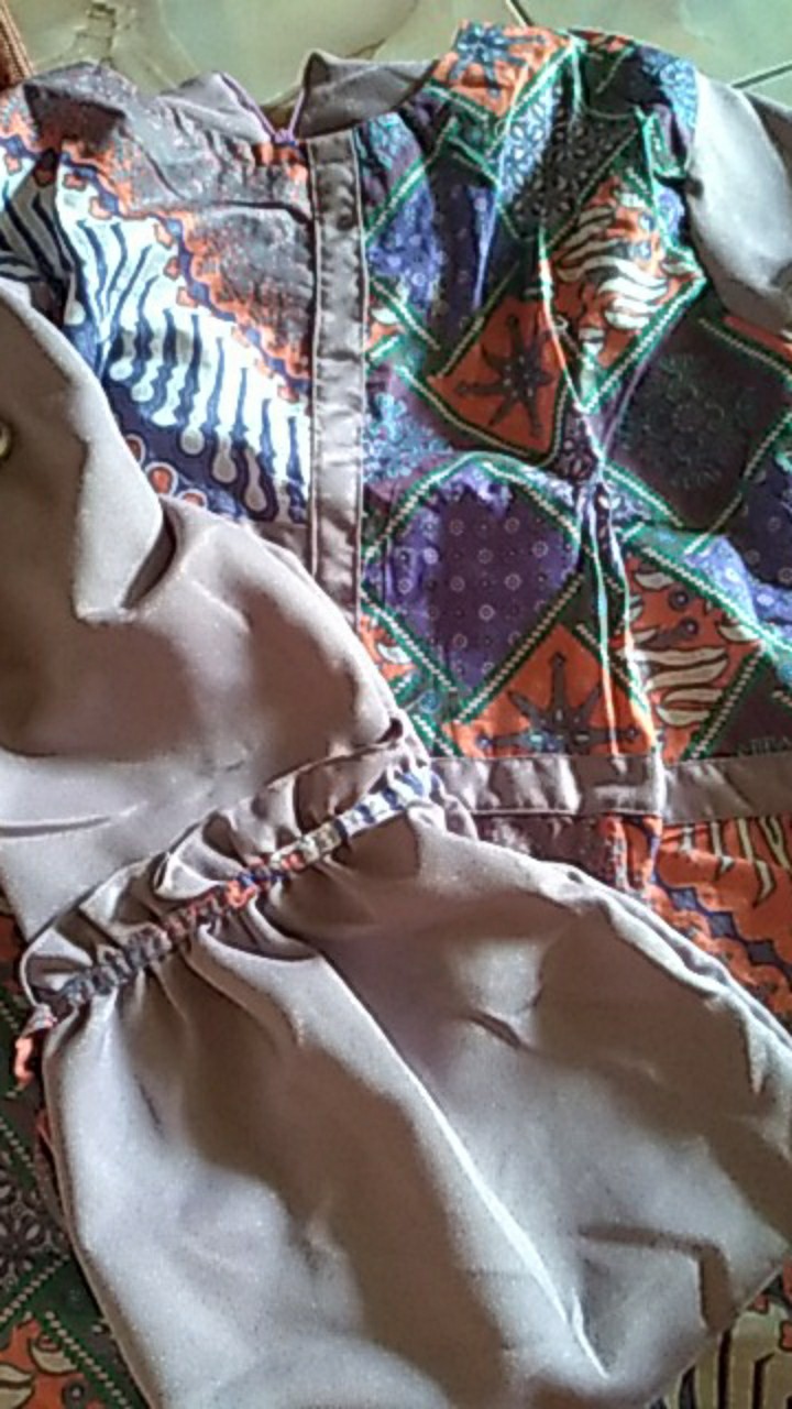 Batik Wanita Asj Sa Hrb026 Kenongo Kemeja Tosca Pendek
