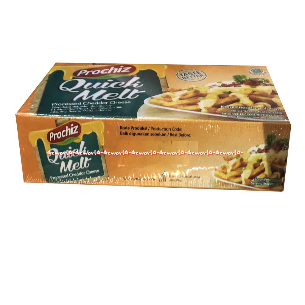 Prochiz Quick Melt Cheddar Cheese Keju Olahan Cheddar 170gr