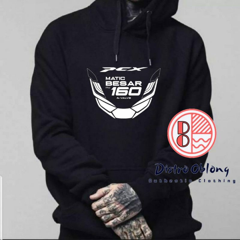 Jaket Hoodie Sweeter Jumper Honda PCX 160 Matic Besar Distro Jaket motor Honda Pcx 160