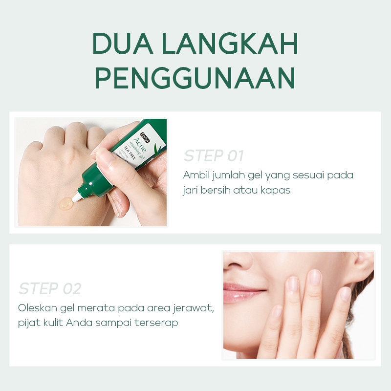 Fenyi Tea Tree Fade Acne Marks Gel Menenangkan Kulit Wajah Anti-inflamasi 20g