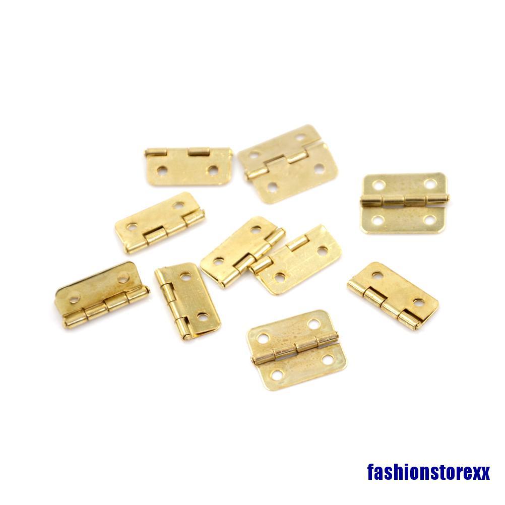 10pcs Kitchen Cabinet Door 4 Holes Drawer Hinges Jewelry Box Furniture Shopee Indonesia