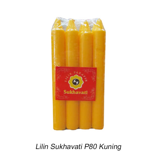 Lilin sembahyang sukhavati kuning