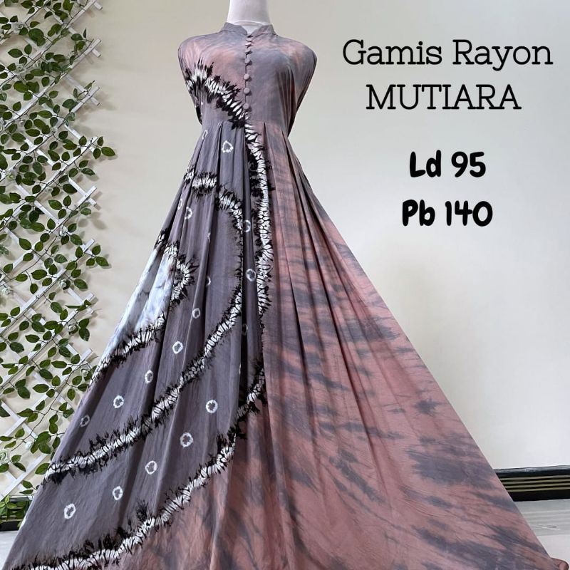 Gamis Rayon Candi Mekar Size S