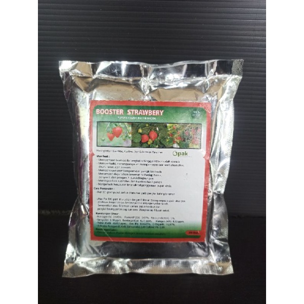 Pupuk Ampuh Booster Strawberry Perangsang Stroberi Anti Rontok - Pupuk Buah