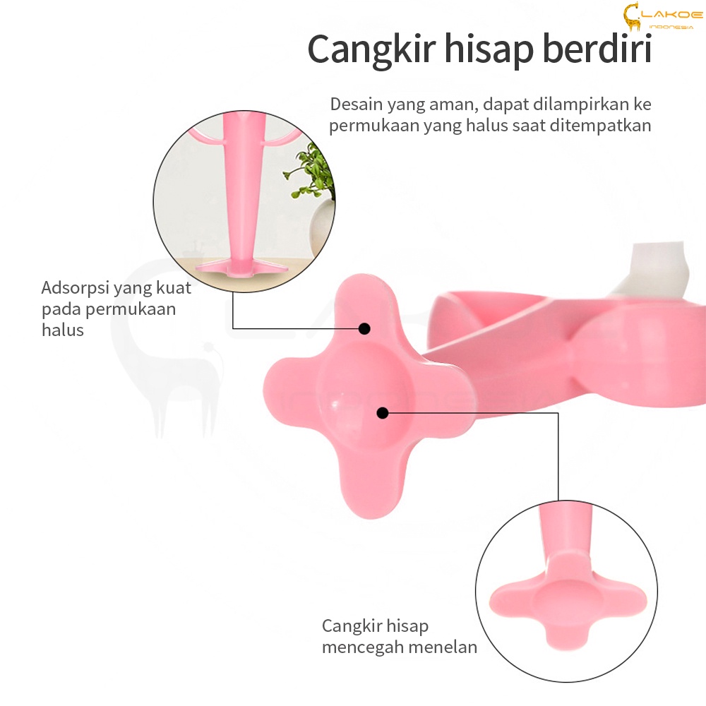 LAKOE Mainan gigitan bayi bentuk Pisang teether bayi bahan silikon