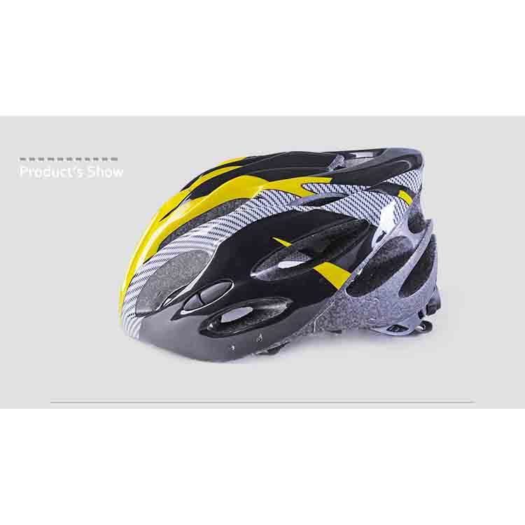 TaffSPORT Helm Sepeda EPS Foam PVC Shell - x10 Yellow