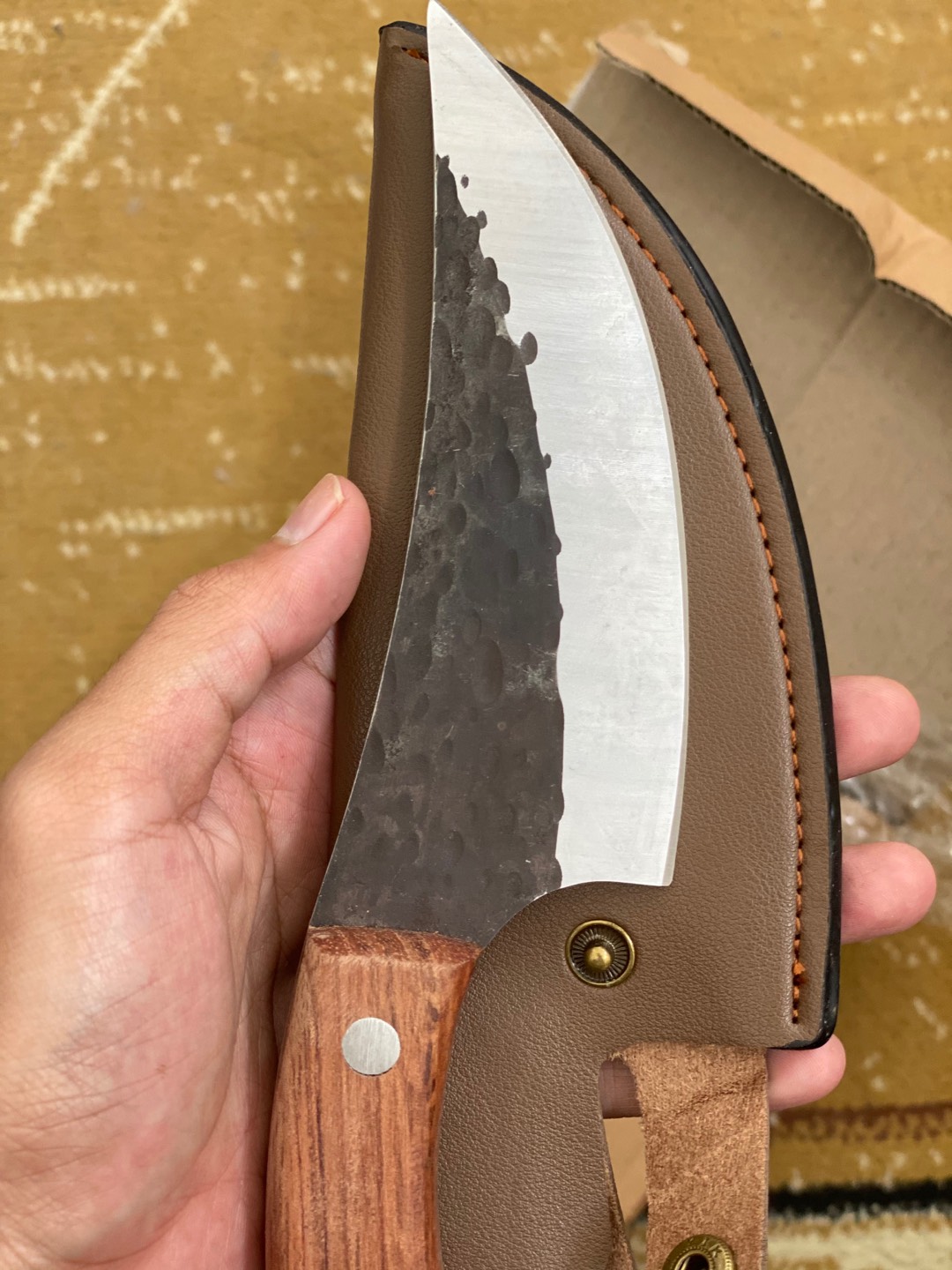 Pisau Dapur Xituo Dl040 Chef Arnold Juna Knife Carbon Stainless Steel 5 Inch