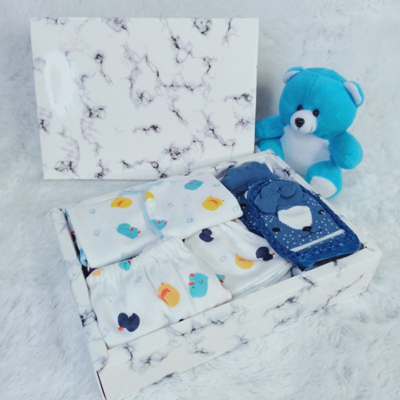 SOUL [Baby 02 ] Hamper Bayi Kado Lahiran Newborn Paket Set Lengkap  Cute Gift Parcel Real Pict Hampers baby boy and girl Parcel Bayi Laki-laki Perempuan