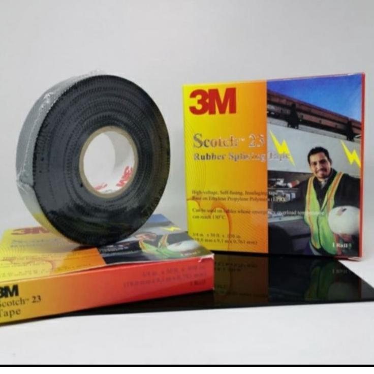 

Dijamin Miring harga.. 3M Isolasi Rubber Scotch 23 Splicing Tape